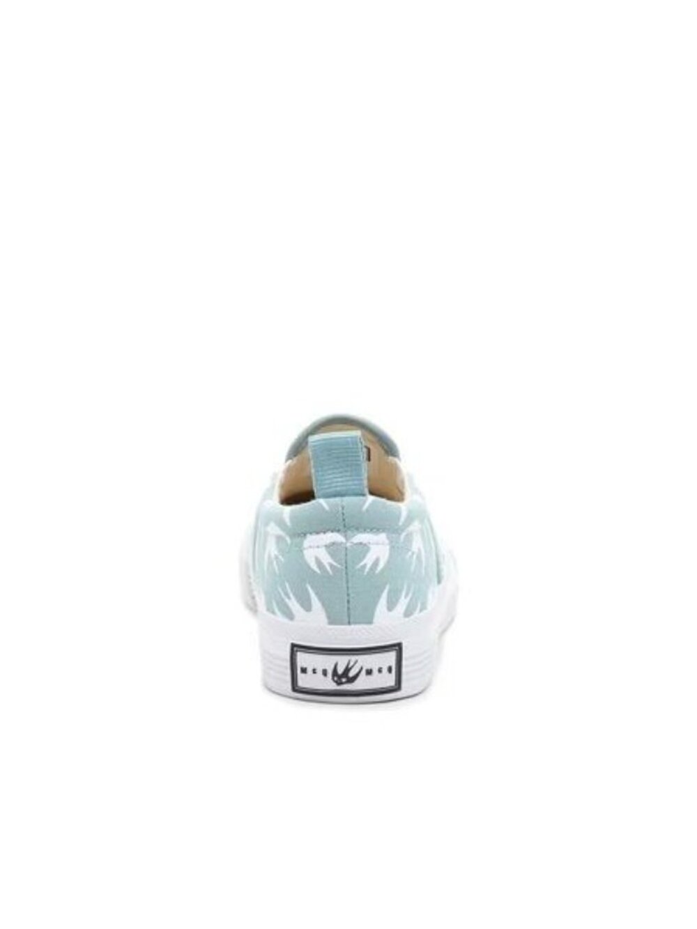 MCQ Alexander MCQueen Women's Swallow Light Blue Slip On Sneaker 41 US11 NEW NIB - Picture 2 of 4
